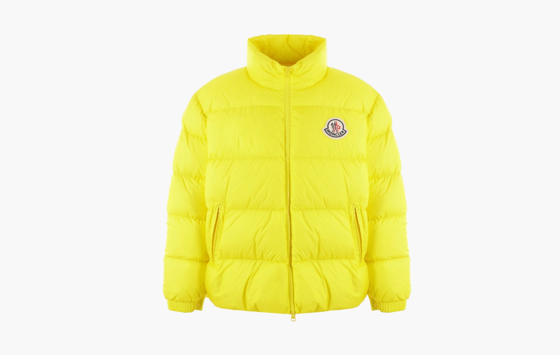 Moncler Citala Short Down Jacket Lemon Yellow | Sortage.