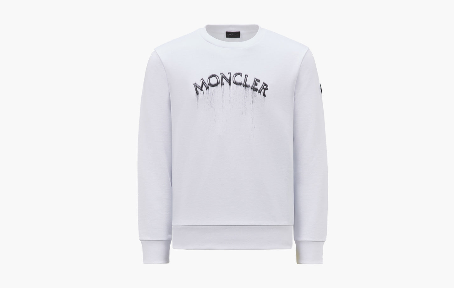 Moncler Crewneck Sweatshirt White | The Sortage