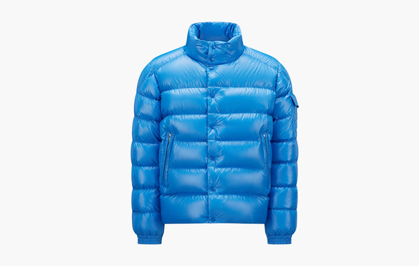 Moncler Lule Short Down Jacket Blue | Sortage.