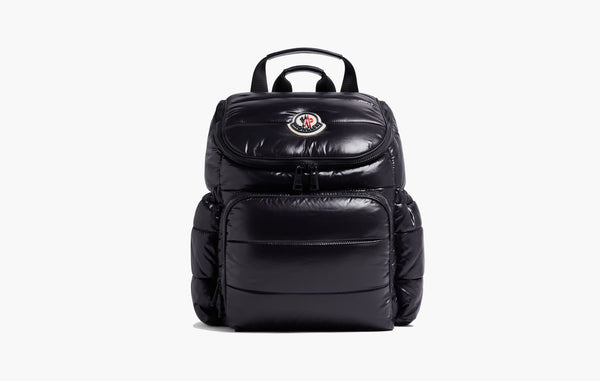 Moncler Nylon Laque Diaper Backpack Black | The Sortage