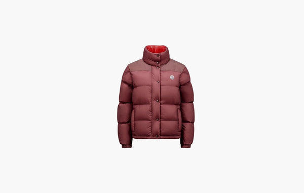 Moncler Verone Reversible Short Down Jacket Burgundy | Sortage.