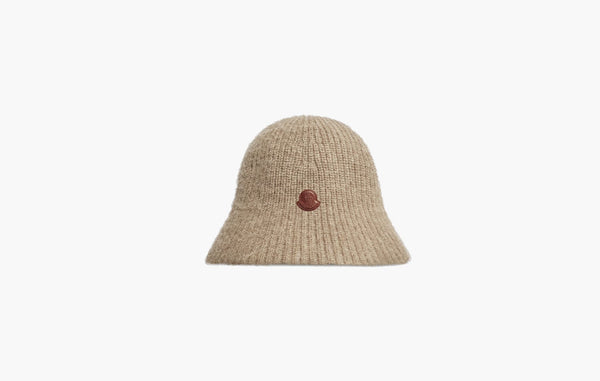 Moncler Wool And Mohair Bucket Hat Sand Beige | The Sortage