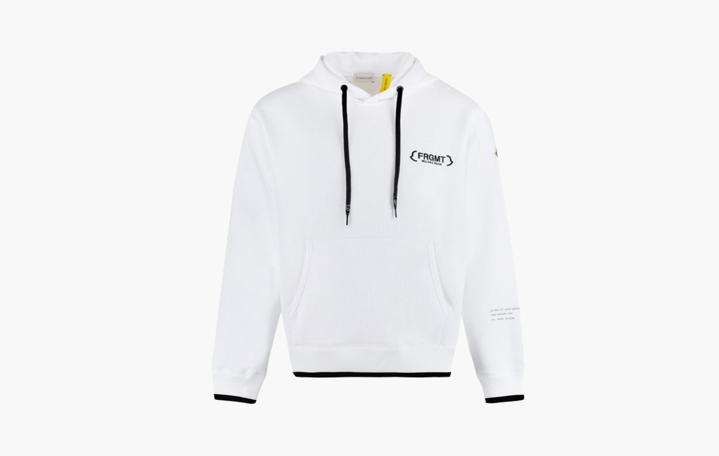 Moncler x Fragment FRGMT Hoodie White | The Sortage