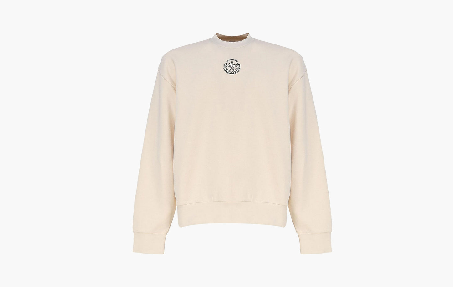 Moncler x Roc Nation by Jay-Z Logo Sweatshirt Off White | The Sortage