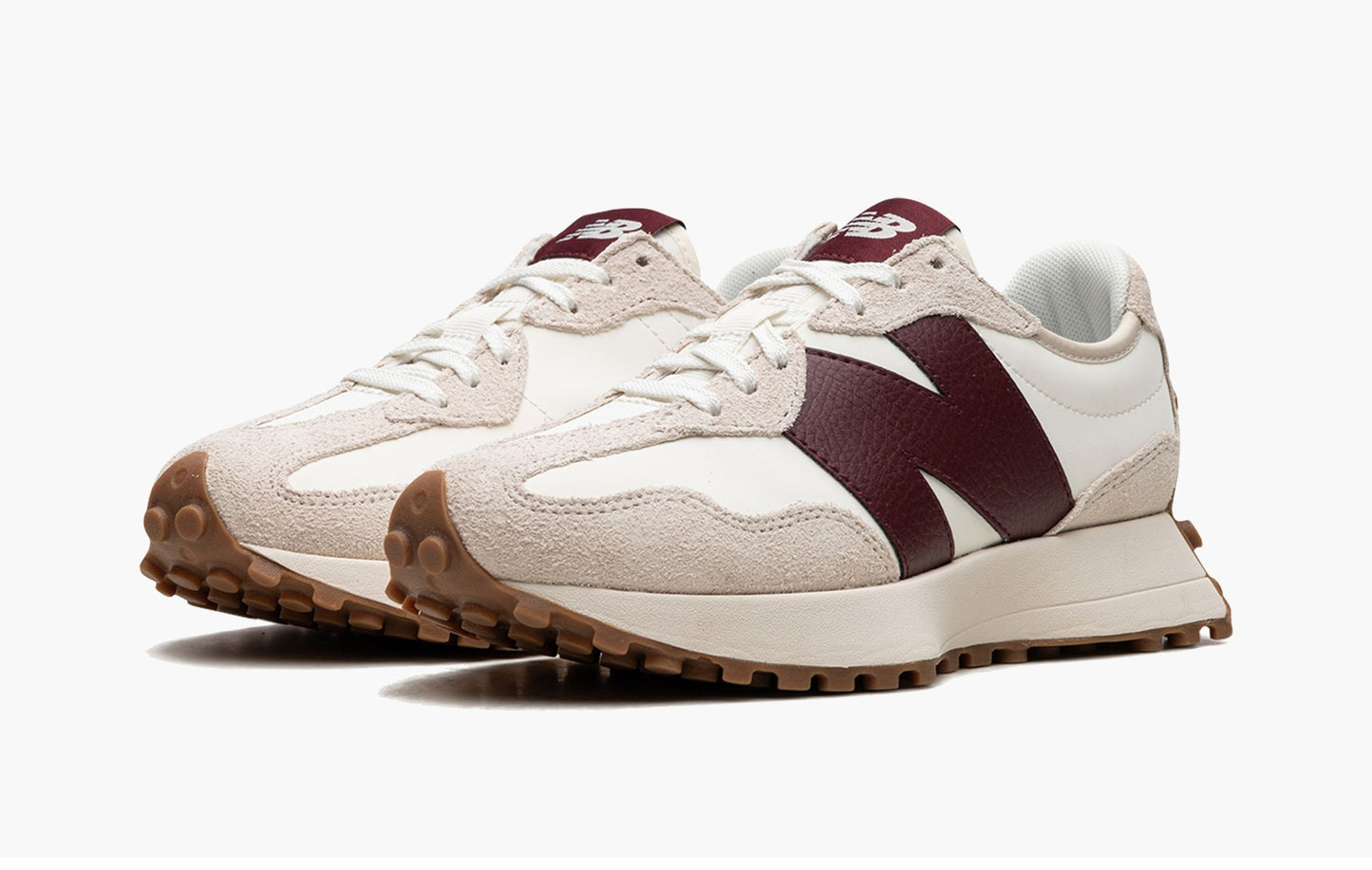 New Balance 327 WMNS Moonbeam Classic Burgundy - WS327KA | The Sortage