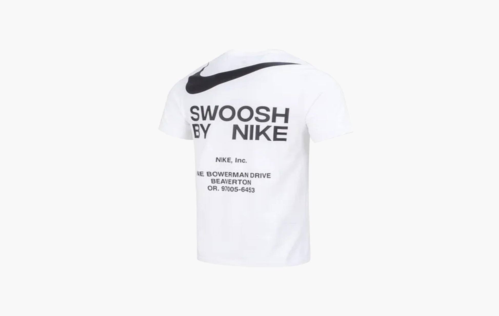 Nike NSW Big Swoosh S/S T-Shirt White | Sortage