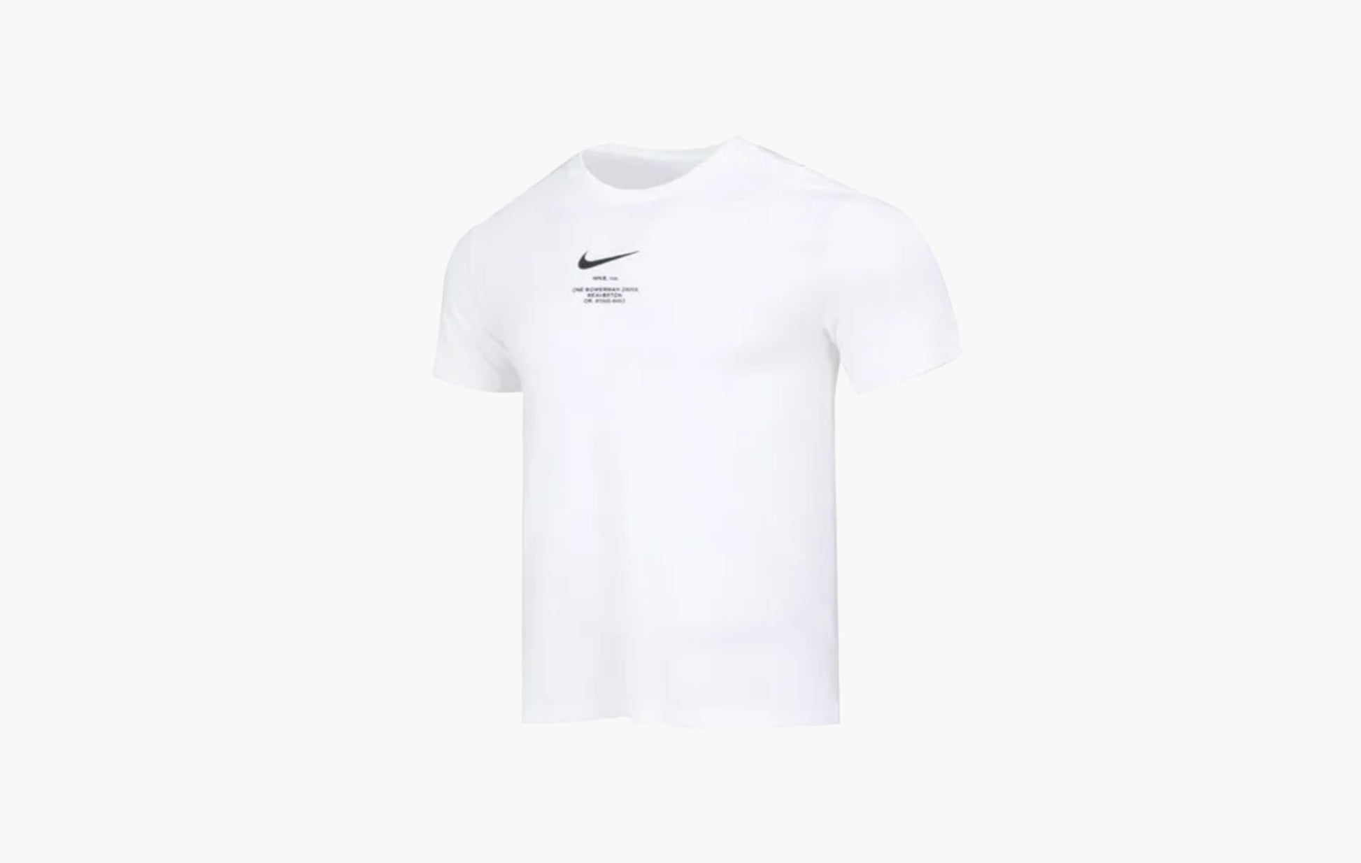 Nike NSW Big Swoosh S/S T-Shirt White | Sortage