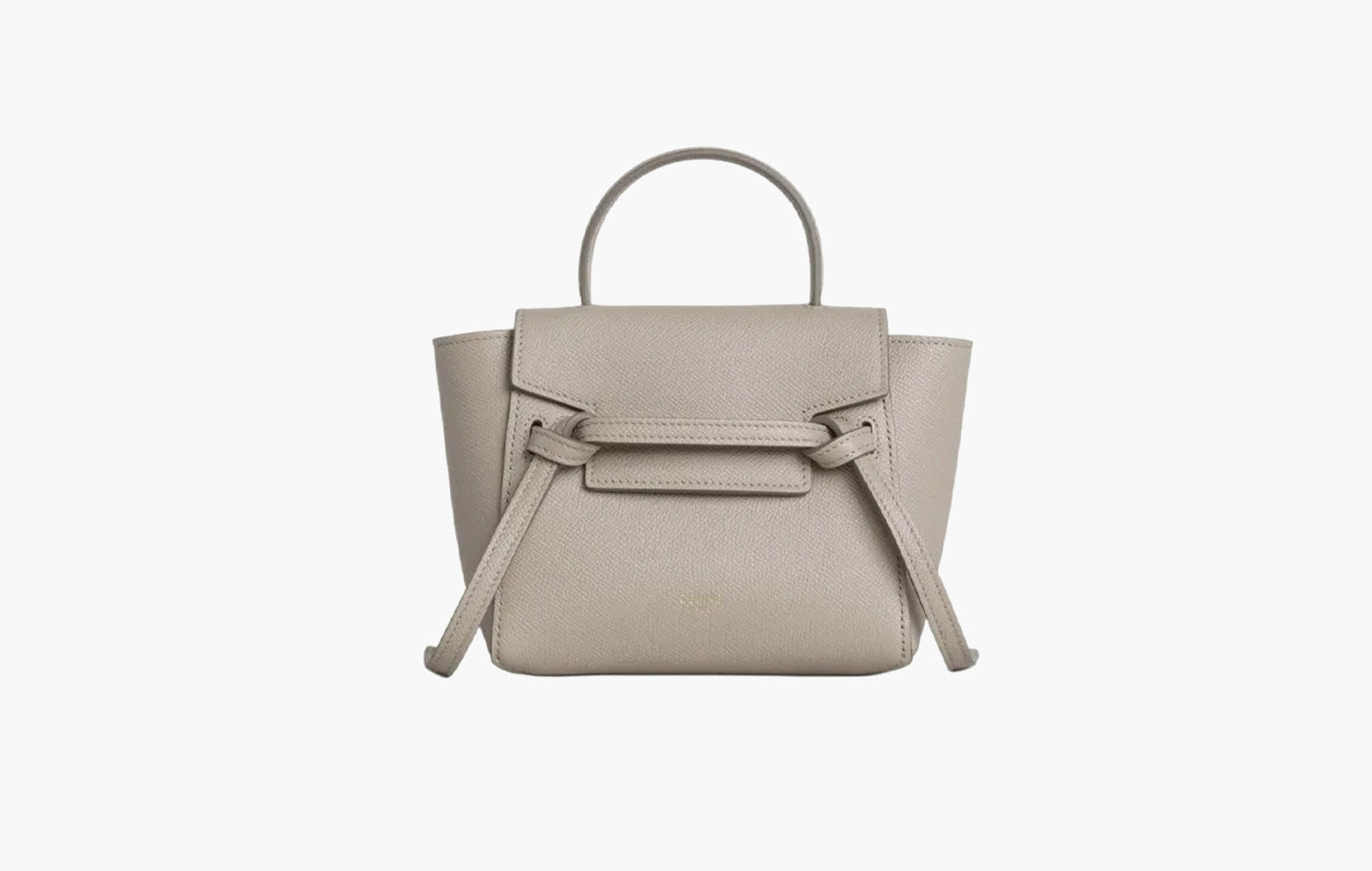 Celine Pico Grained Calfskin Leather Belt Bag Light Taupe| Sortage