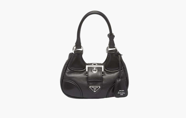 Prada Moon Padded Nappa-Leather Bag Black | The Sortage