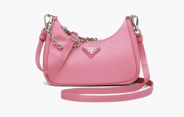 Prada Re-Edition Shoulder Mini Nylon Bag Begonia Pink | Sortage