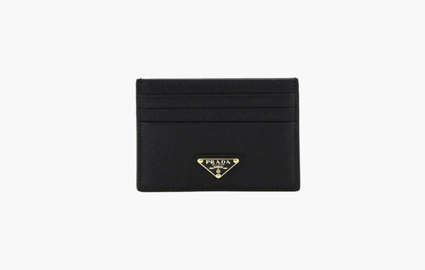 Prada Saffiano Card Holder Black | Sortage