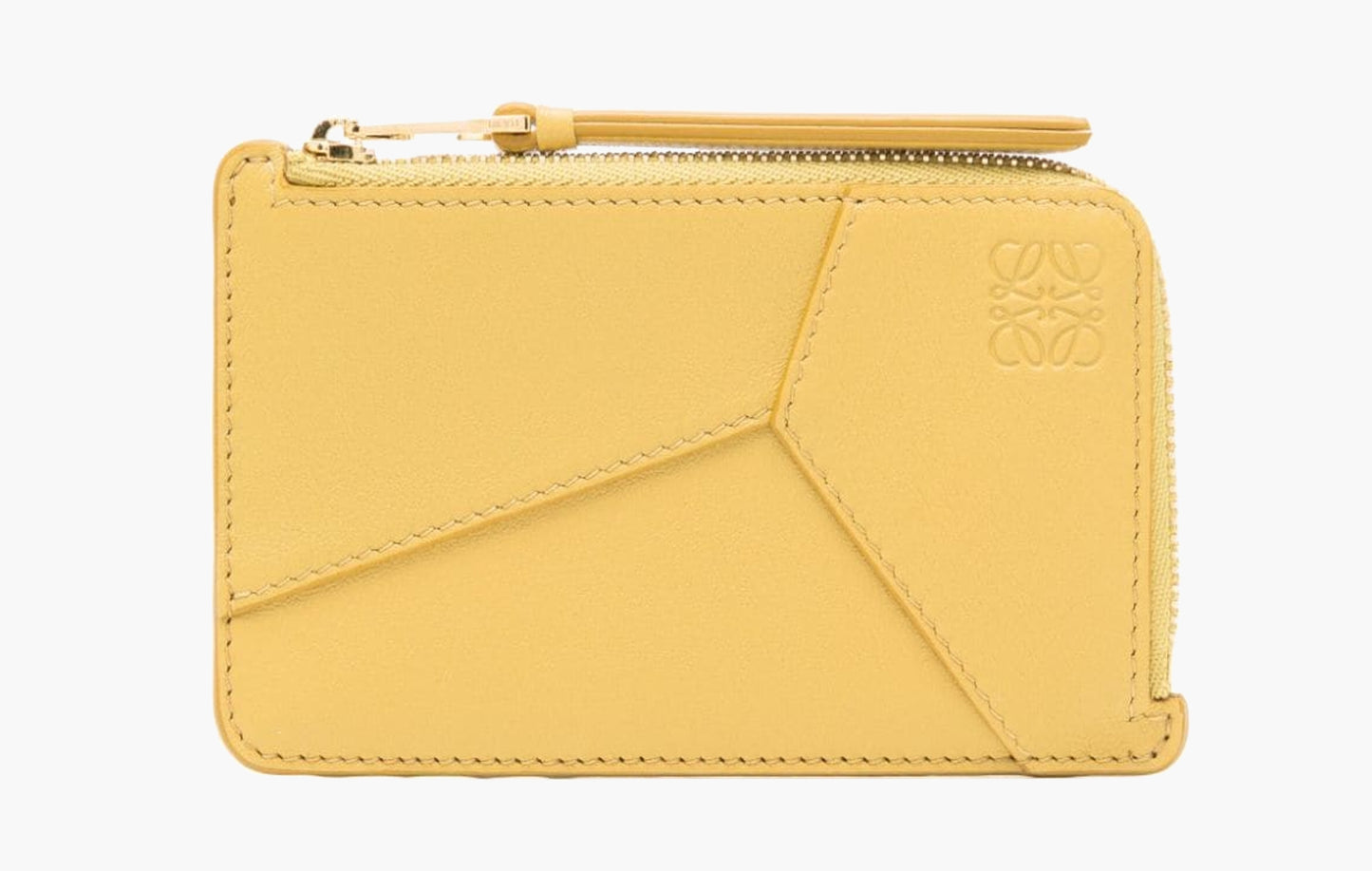 Loewe Puzzle Anagram-Motif Leather Wallet Banana Yellow | The Sortage