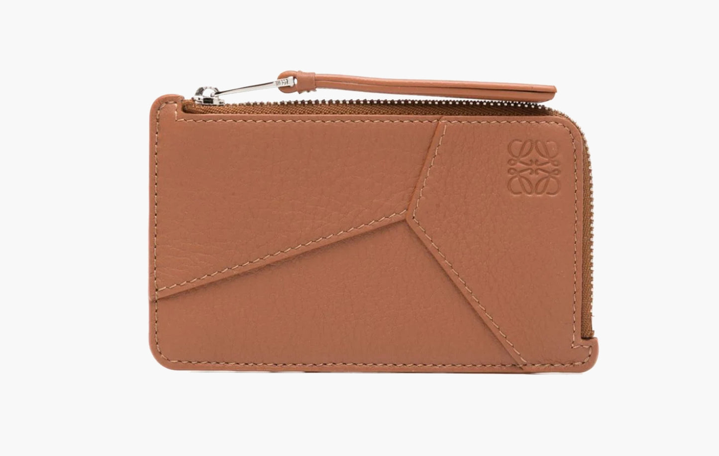 Loewe Puzzle Anagram-Motif Leather Wallet Caramel Brown | The Sortage