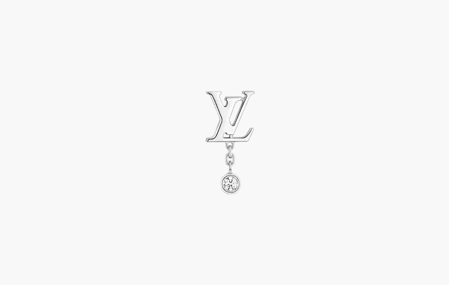 Louis Vuitton Diamond Idylle Blossom LV Earring White Gold | The Sortage