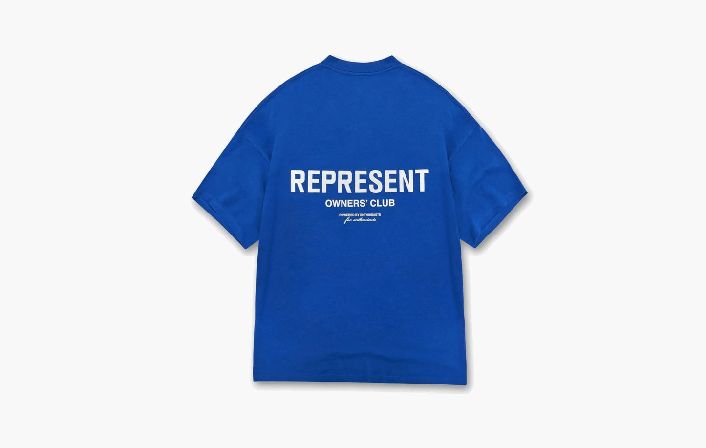 Represent Owner's Club T-Shirt Cobalt Blue/White | Sortage