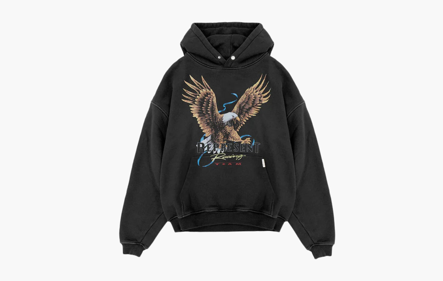 Racing Team Eagle Hoodie "Vintage Black"