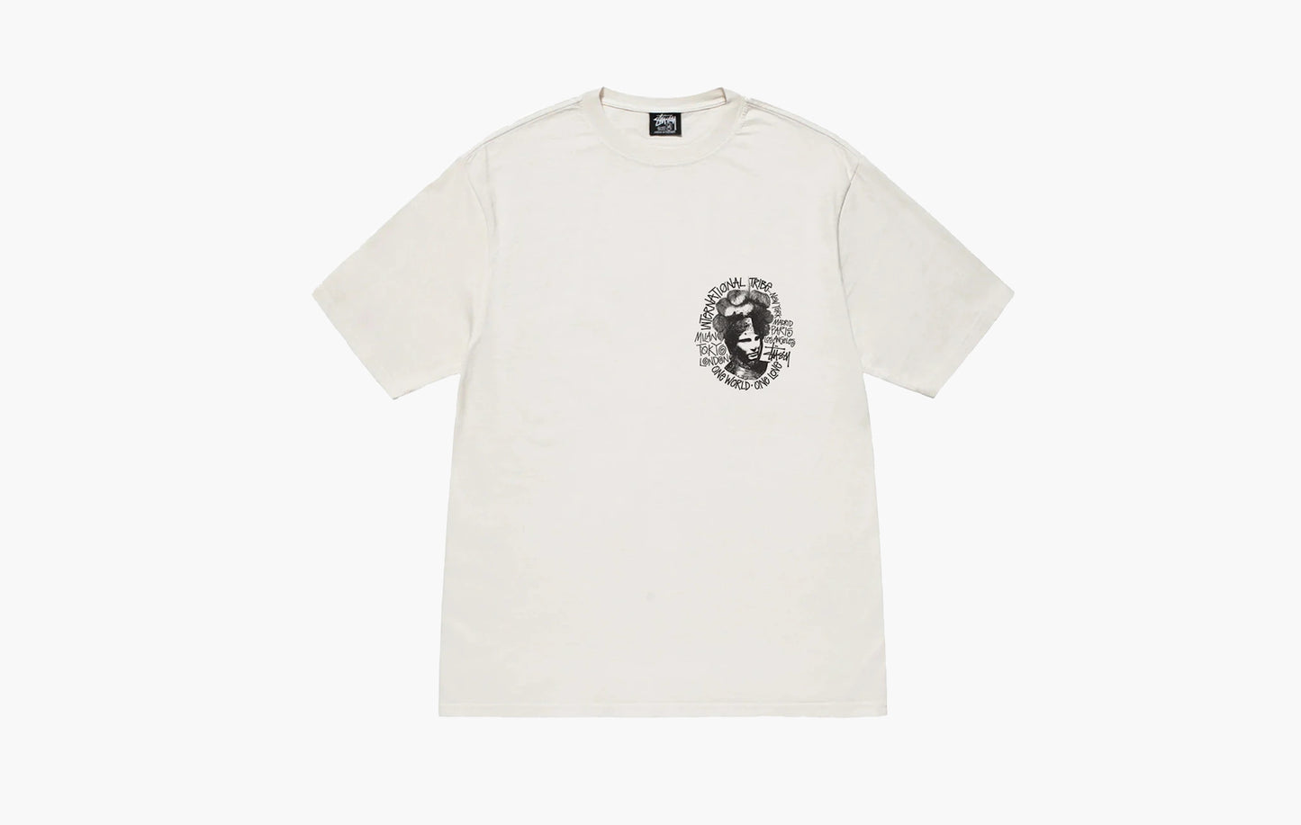 Stussy Camelot Pigment Dyed T-shirt Natural | The Sortage
