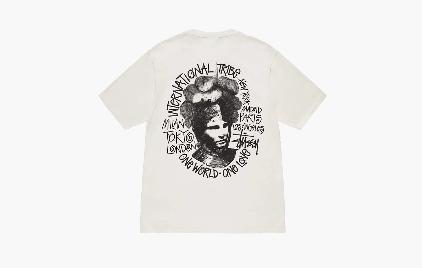 Stussy Camelot Pigment Dyed T-shirt Natural | The Sortage