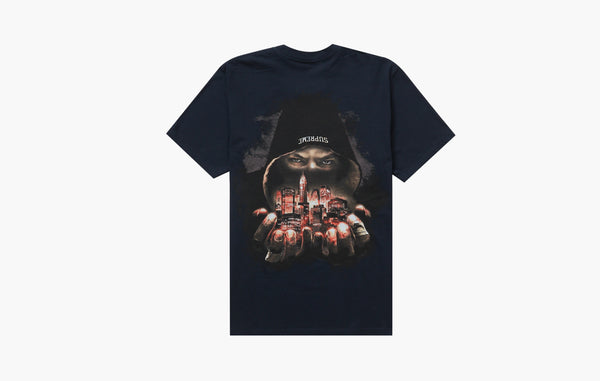 Supreme Fighter Tee Navy | The Sortage