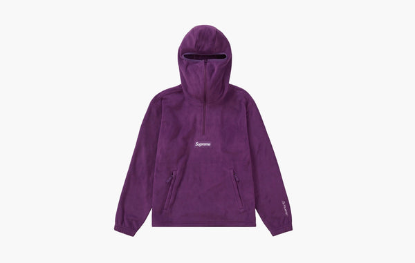 Supreme Polartec Facemask Half Zip Hooded Sweatshirt Dark Purple - FW23 | The Sortage