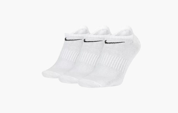 Nike Everyday Light Weight No Show 3 Pairs White | The Sortage