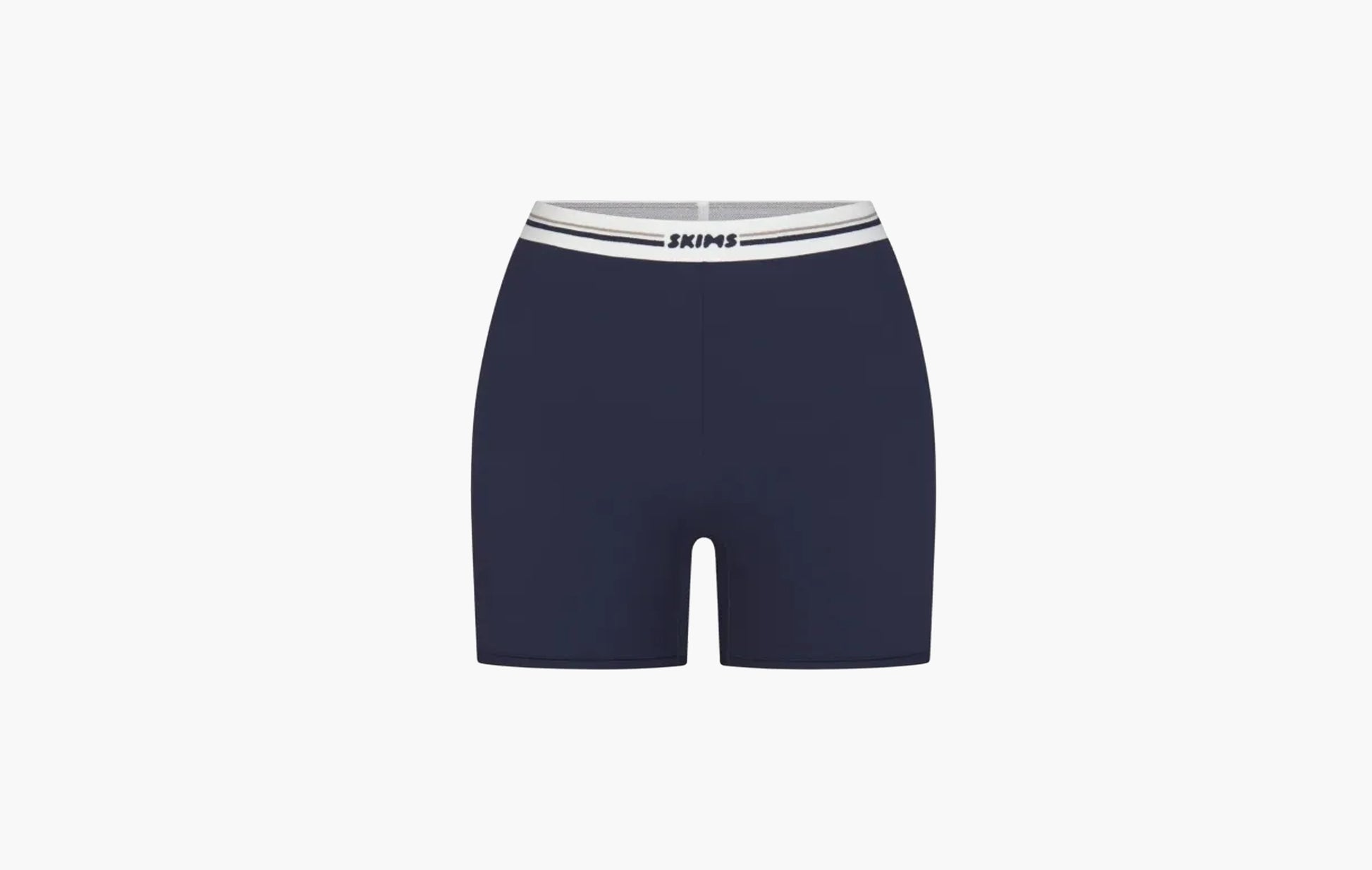 Skims Fits Everybody Logo Bike Short Navy | Sortage.