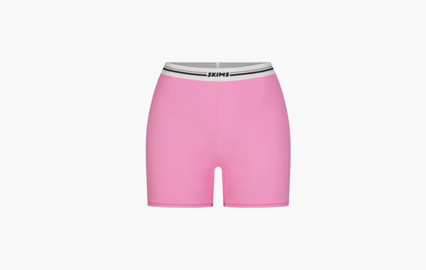 Skims Fits Everybody Logo Bike Short Sugar Pink | Sortage.