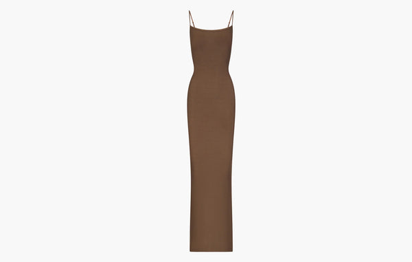 Skims Soft Lounge Long Slip Dress Oxide | Sortage.