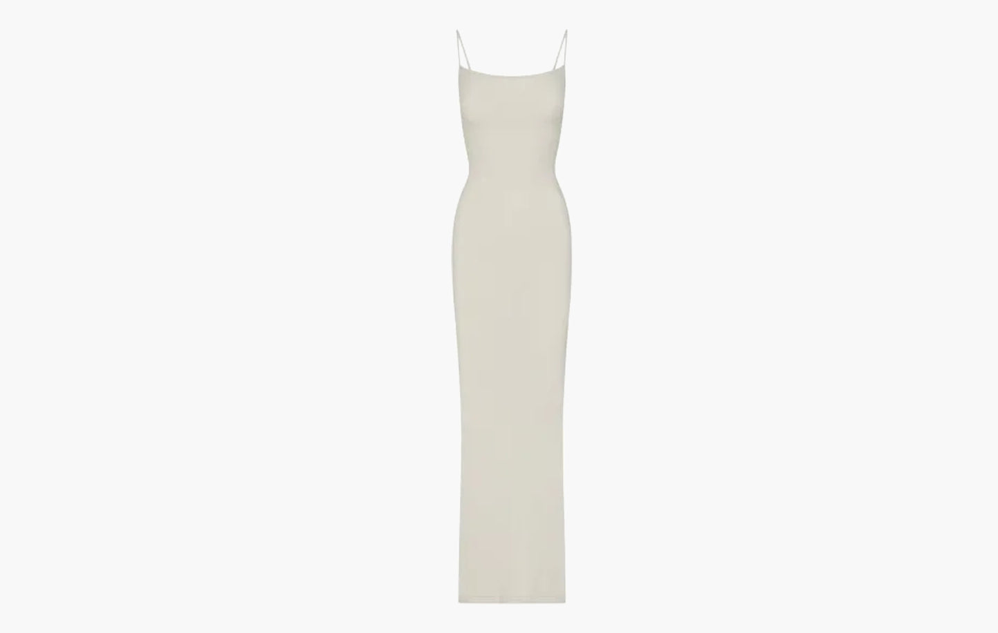 Skims Soft Lounge Long Slip Dress Talc | Sortage.