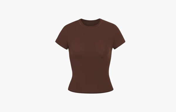 Soft Smoothing Seamless T-shirt "Cocoa"