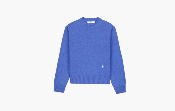 Sporty & Rich Wool Crewneck Sweater Medium Blue | Sortage.