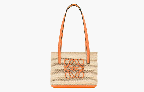 Loewe Square Basket Mini Bag Natural / Orange | The Sortage