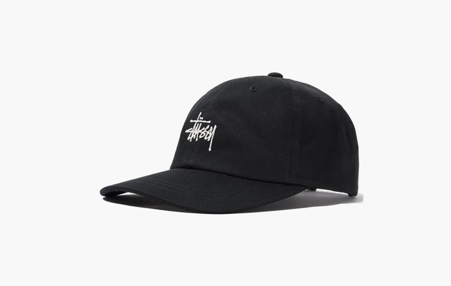 Stussy Stock Logo Cap Black | The Sortage