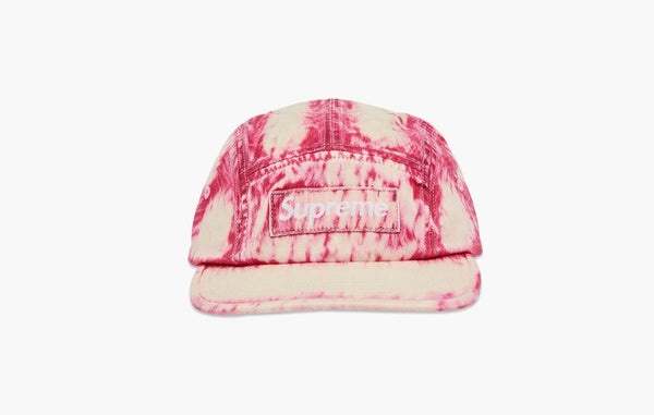 Supreme Bleached Chino Camp Cap Red | The Sortage