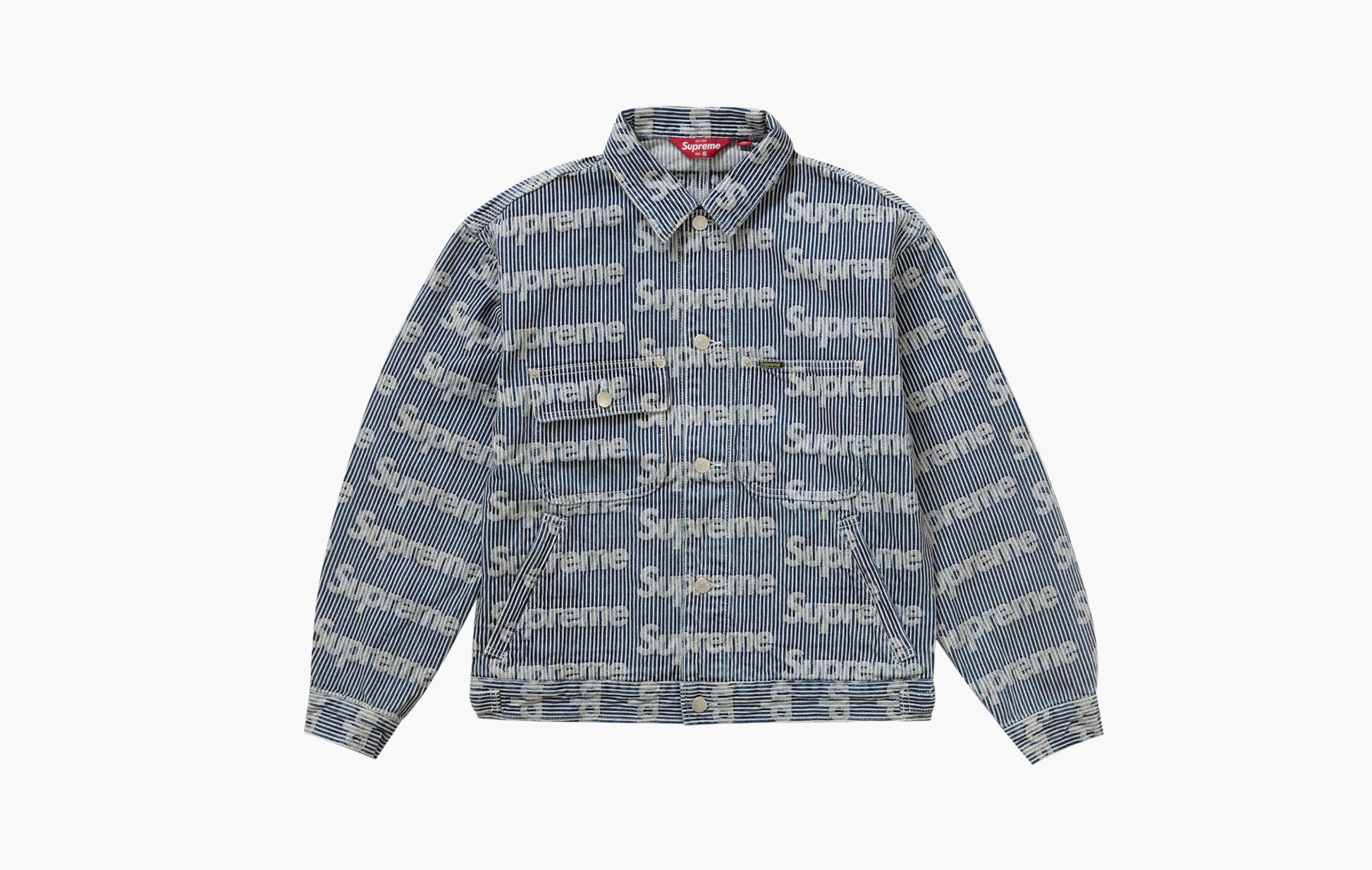 Supreme Denim Chore Trucker Jacket Stripe | The Sortage