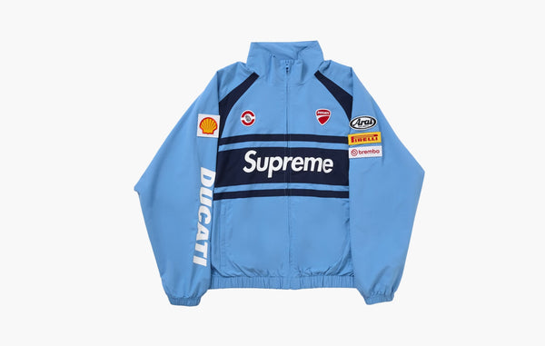 Supreme Ducati Track Jacket Light Blue - SS24 | The Sortage