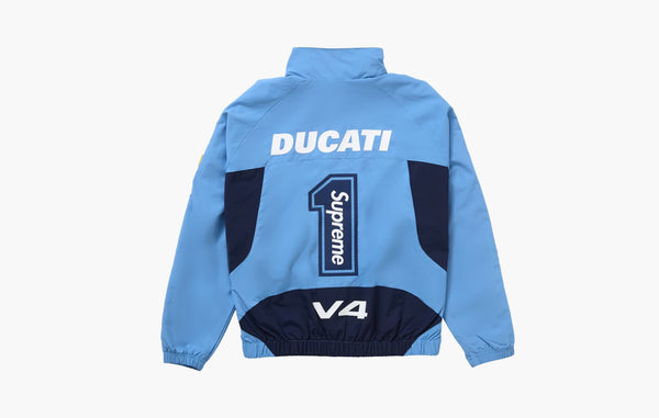 Supreme Ducati Track Jacket Light Blue - SS24 | The Sortage