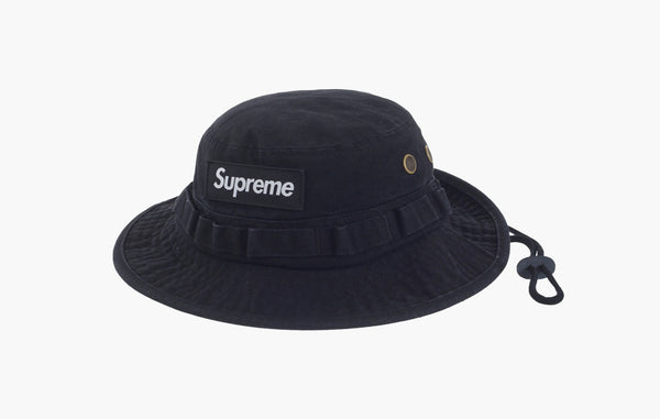 Supreme Washed Canvas Boonie Black | The Sortage