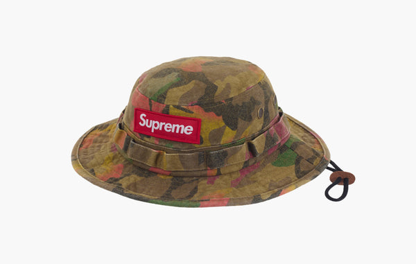 Supreme Washed Canvas Boonie Tan Camo | The Sortage