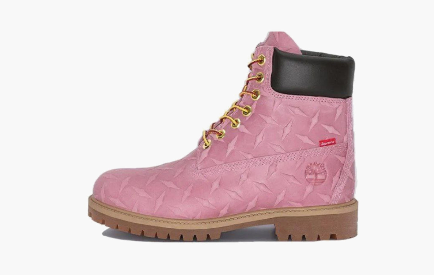 Timberland 6" Premium Waterproof Boot Supreme Diamond Plate Pink  - TB0A10DR231 | Sortage