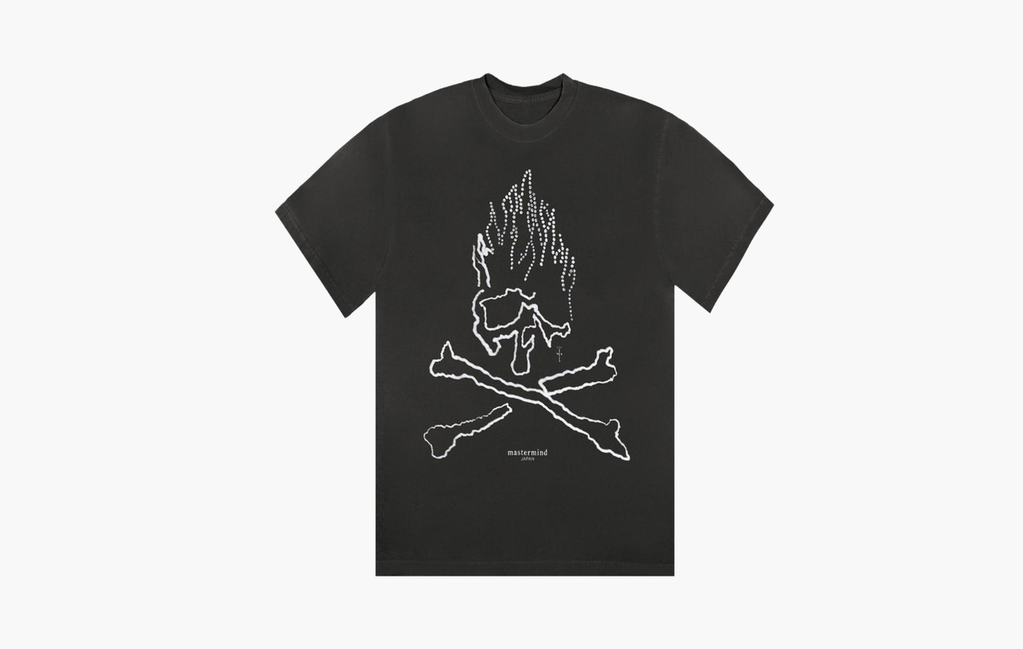 Travis Scott Cactus Jack For Mastermind Skull T-shirt Black | The Sortage