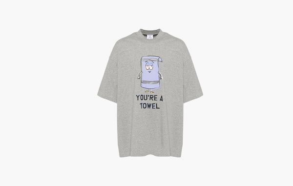 Vetements You're a Towel Oversized T-shirt Gray | The Sortage