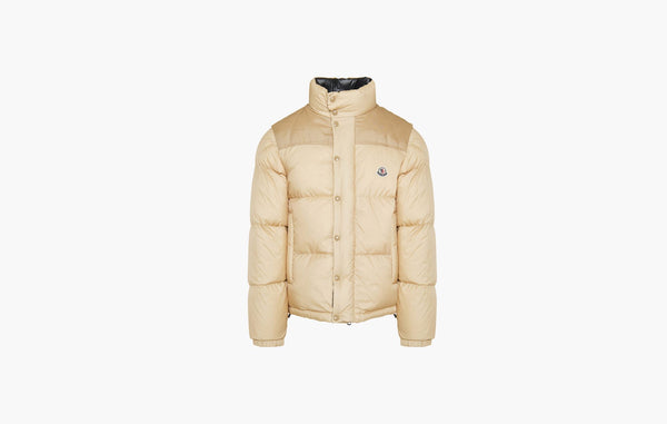 Moncler Verone Reversible Short Down Jacket Sand Beige | Sortage.