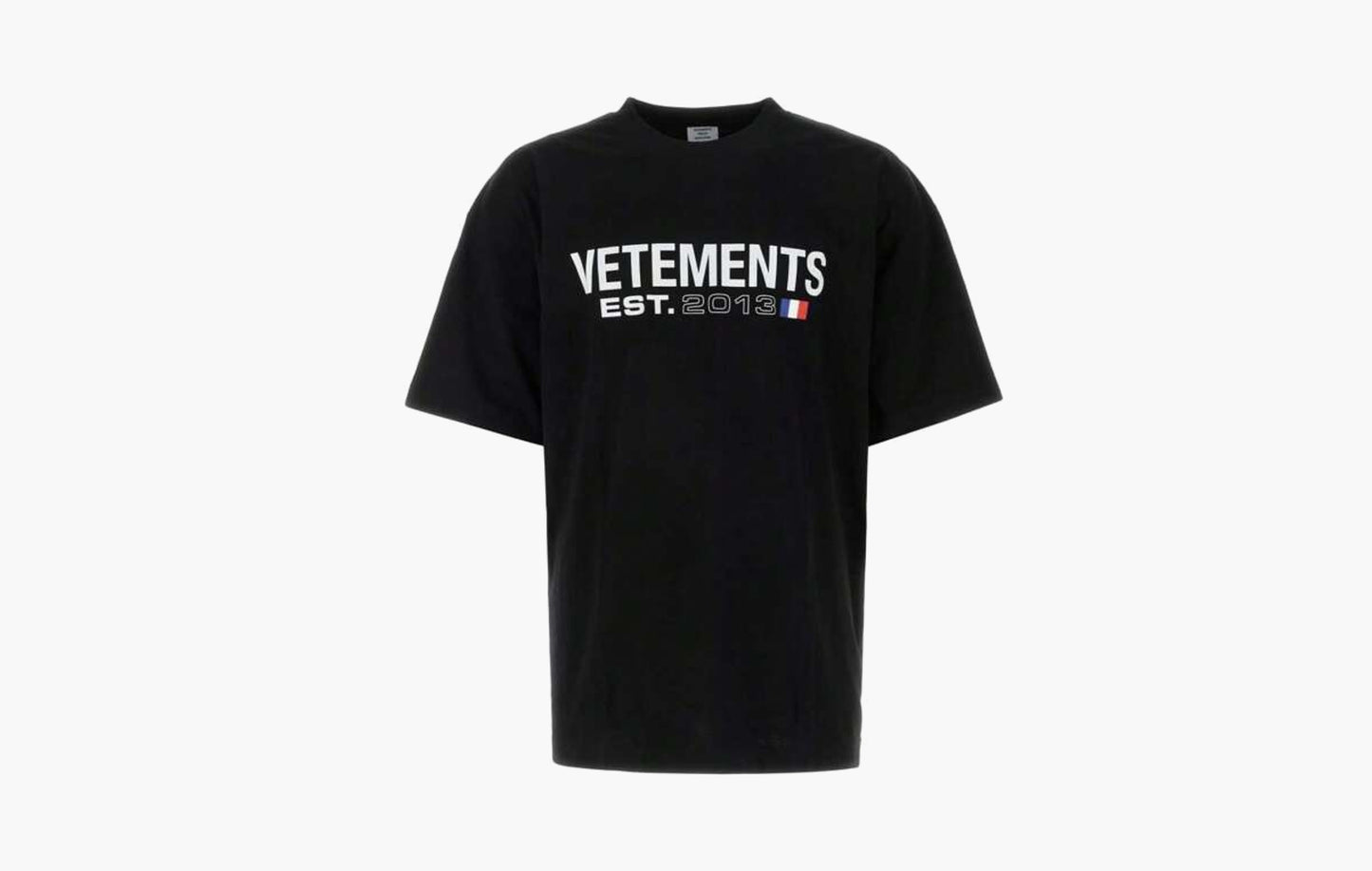 Vetements Flag Logo T-shirt Black | The Sortage