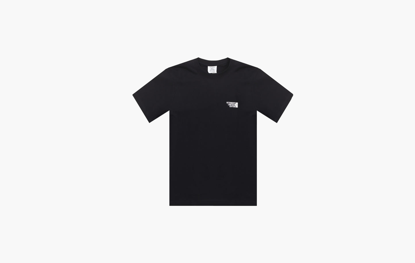 Vetements Logo Limited Edition T-shirt Black | The Sortage