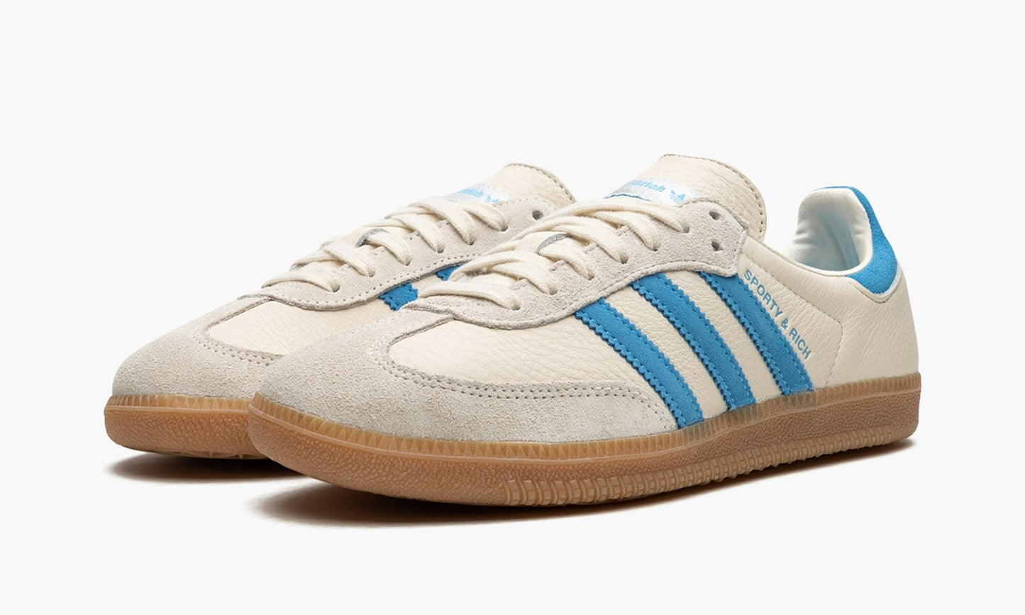 Adidas Samba OG Sporty & Rich Cream Blue - IE7096 | The Sortage