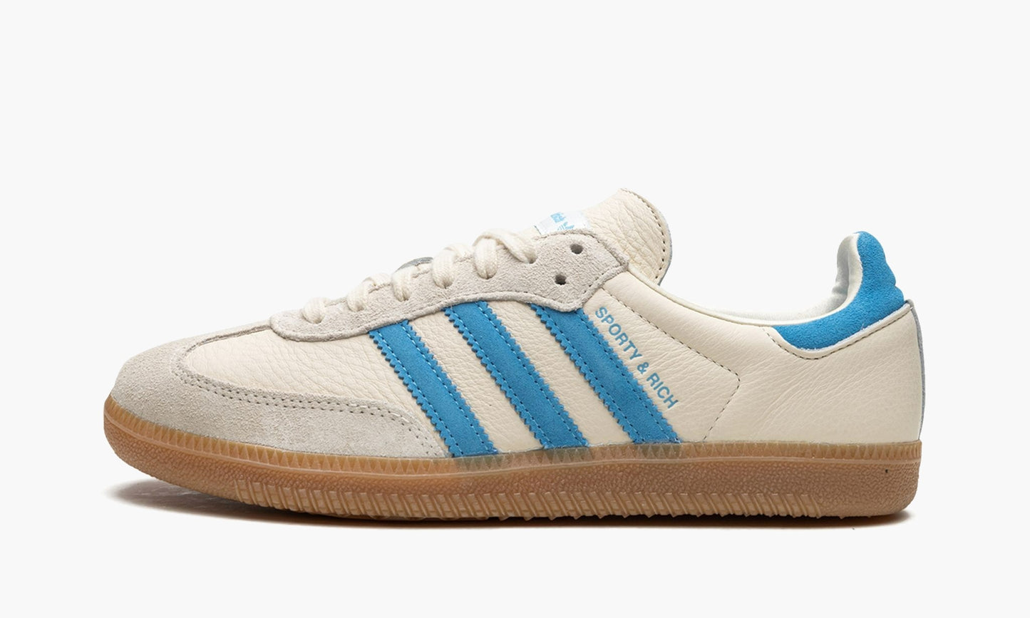 Adidas Samba OG Sporty & Rich Cream Blue - IE7096 | The Sortage