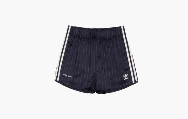 adidas Originals x Sporty & Rich Track Short Navy/Cream | Sortage.