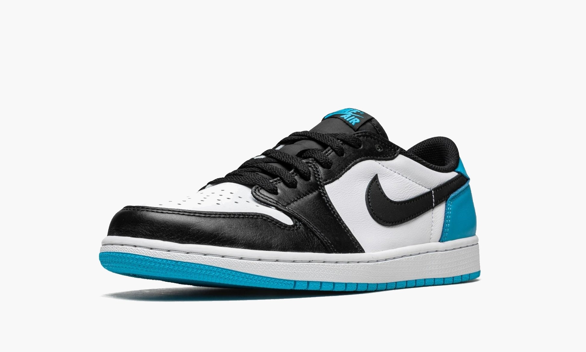 Air Jordan 1 Retro Low Black Dark Powder Blue - CZ0790 104 | The Sortage