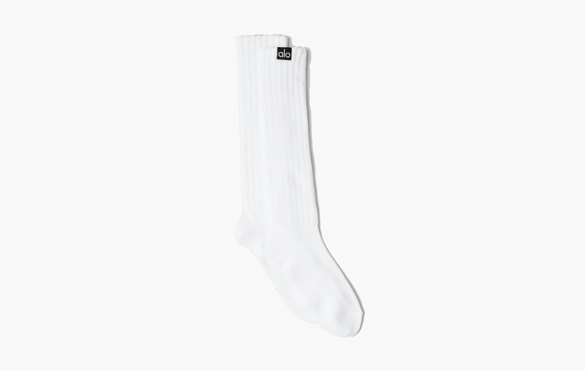 aloyoga Unisex Scrunch Sock White | The Sortage